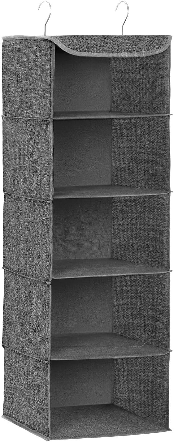 SONGMICS Hängeorganizer, 5 Fächer, Faltbar