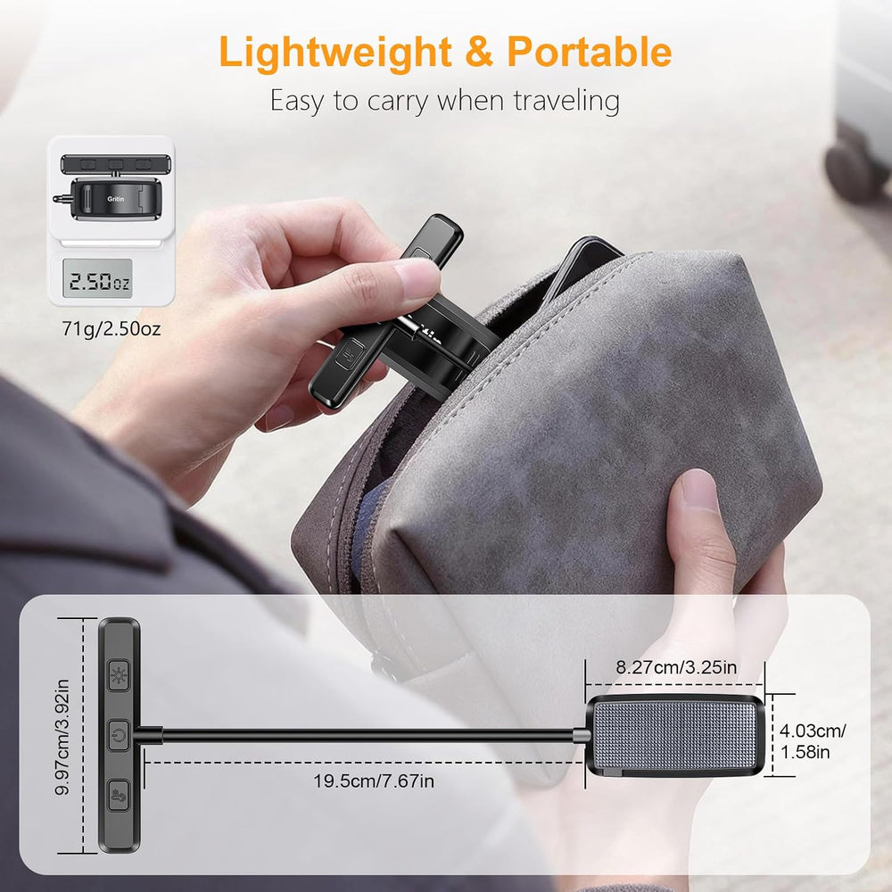 Gritin Leselampe Buch Klemme, USB Aufladbare Buchlampe mit 19 LEDs