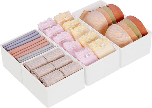 Unterwäsche Organizer für den Kleiderschrank, 4er Set