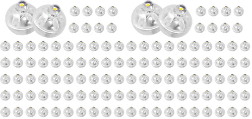 Yizhet LED Ballons Lichter, 60 Mini LED, Warmweiß