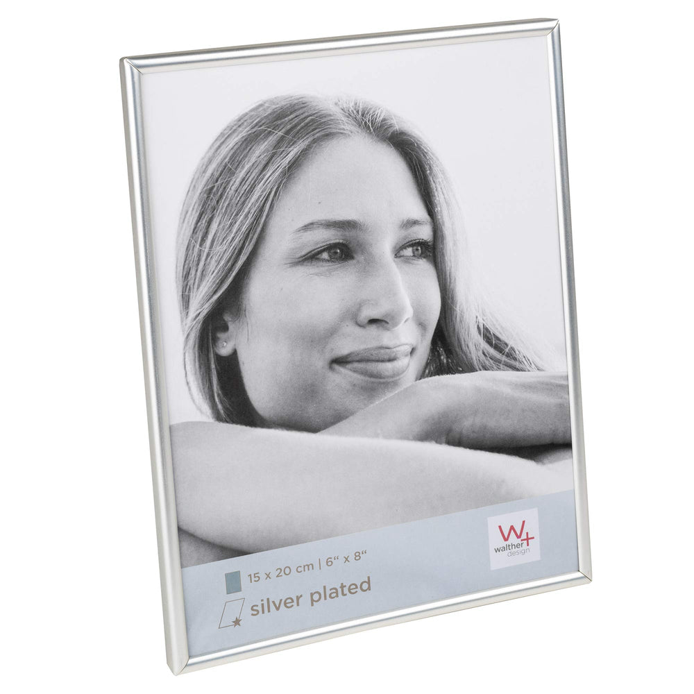 walther design Bilderrahmen silber 6 x 9 cm Chloe Portraitrahmen WD069S