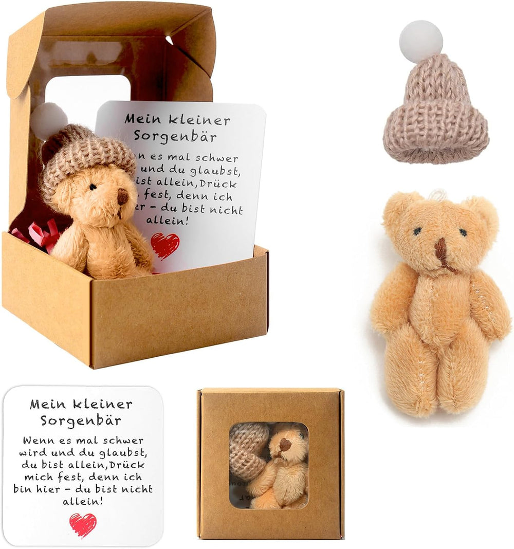 Pocket Hug Positive Mini-Teddybär, Bär In Einer Box Mini