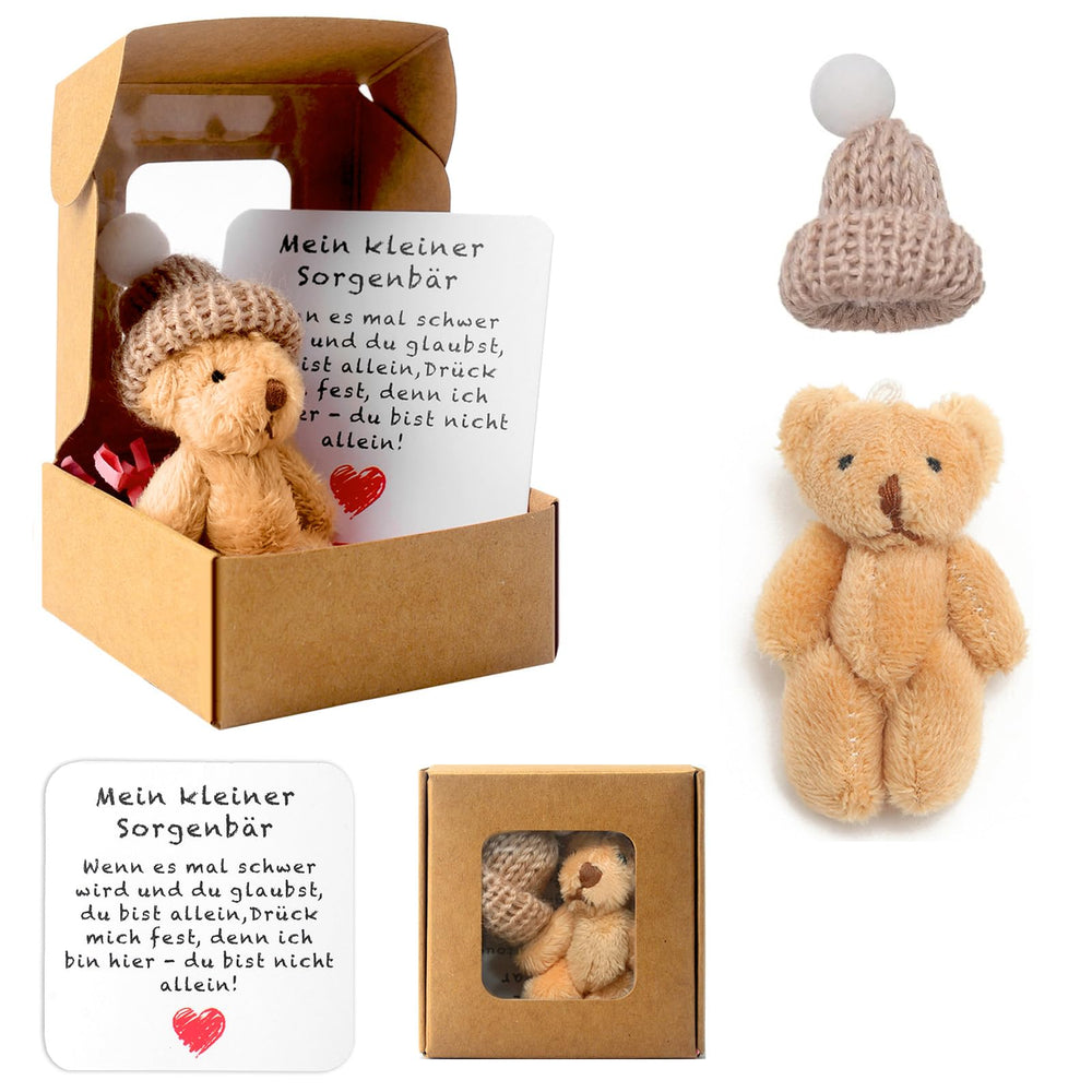 Pocket Hug Positive Mini-Teddybär, Bär In Einer Box Mini