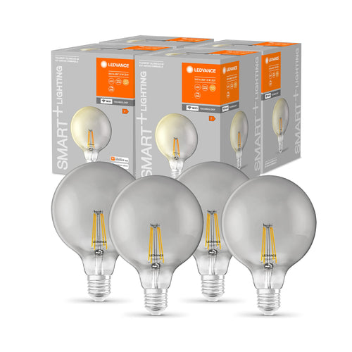 LEDVANCE E27 LED Lampe, SMART Home Wifi Edison Filament Stil Leuchtmittel mit 6W (540Lumen), Warmweiß (2500K) kompatibel mit Alexa, google oder App, Lampen im 1er-Pack