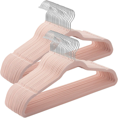 SONGMICS Kleiderbügel Samt, 20er Set, 42 cm breit, dünn, gut belastbar