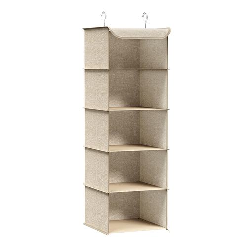 SONGMICS Hängeorganizer, 5 Fächer, Faltbar