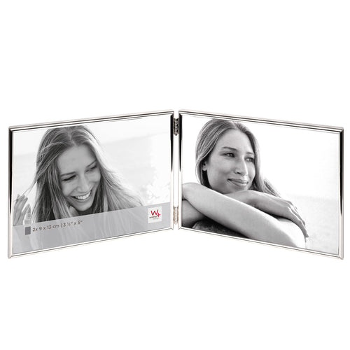 walther design Bilderrahmen silber 6 x 9 cm Chloe Portraitrahmen WD069S