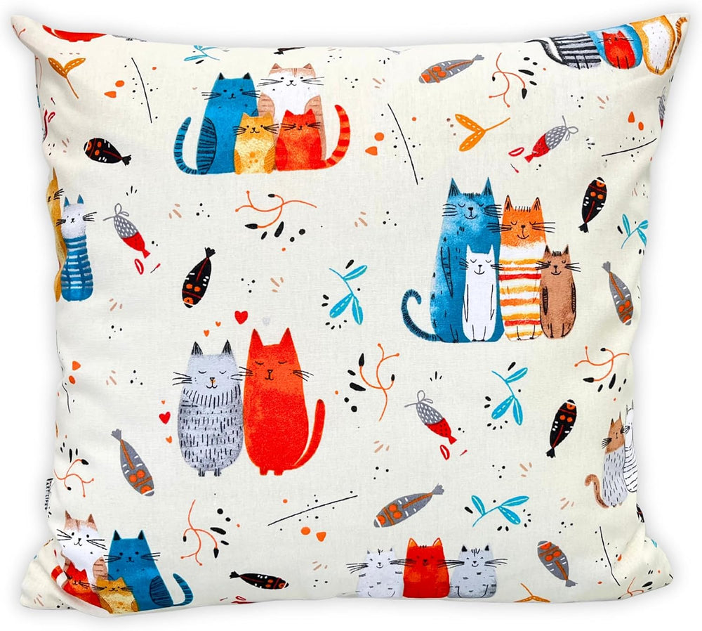 Kissenbezug 40x40 cm Baumwolle Zierkissenbezug mit Verstecktem Reißverschluss, Kopfkissenbezug, Kissenhülle, Sofakissenbezüge, Dekokissenbezüge für Wohnzimmer Sofa Couch Schlafzimmer