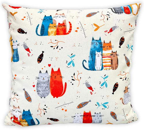 Kissenbezug 40x40 cm Baumwolle Zierkissenbezug mit Verstecktem Reißverschluss, Kopfkissenbezug, Kissenhülle, Sofakissenbezüge, Dekokissenbezüge für Wohnzimmer Sofa Couch Schlafzimmer