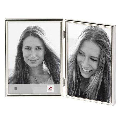walther design Bilderrahmen silber 6 x 9 cm Chloe Portraitrahmen WD069S