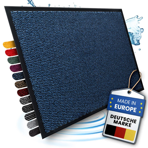 Bodenständig® Saubere Schuhe Dank saugstarkem Stoff (robust) perfekte Größe Anthrazit in 40x60cm - Fußmatte innen, Fussmatte innen - Schmutzfangmatte für innen Türmatte