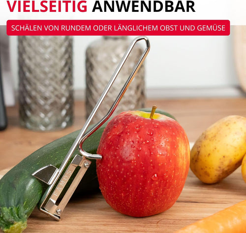 Westmark Sparschäler Famos – mit geschärftem Ausstecher, Made in Germany