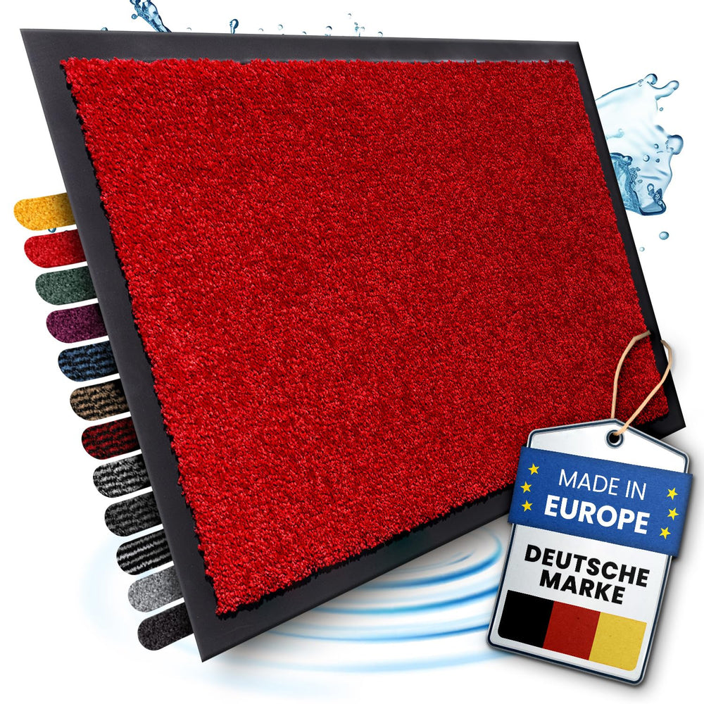 Bodenständig® Saubere Schuhe Dank saugstarkem Stoff (robust) perfekte Größe Anthrazit in 40x60cm - Fußmatte innen, Fussmatte innen - Schmutzfangmatte für innen Türmatte