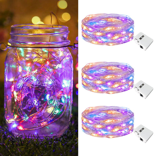 btfarm 12 Stück/3 Modi Lichterkette Batterie, 2M 20 LED Lichterkette Klein
