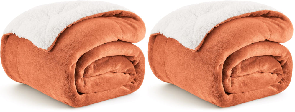 BEDSURE Sherpa Kuscheldecke Flauschig 150x200 - Sofadecke, Grau
