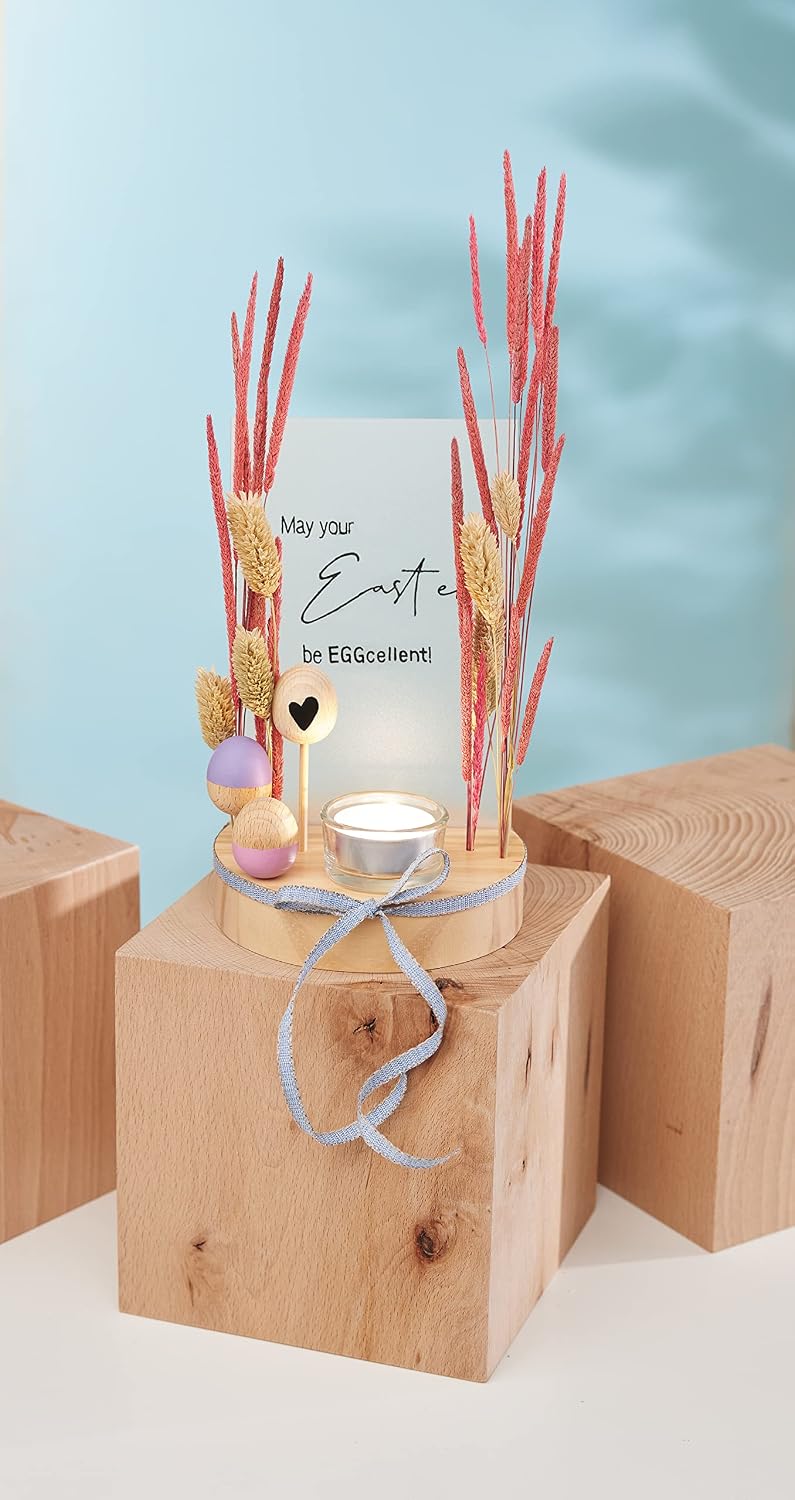 VBS 4er-Set Teelicht-Gläser klar Glas Weiß Teelichthalter Glasschälchen spülmaschinenfest
