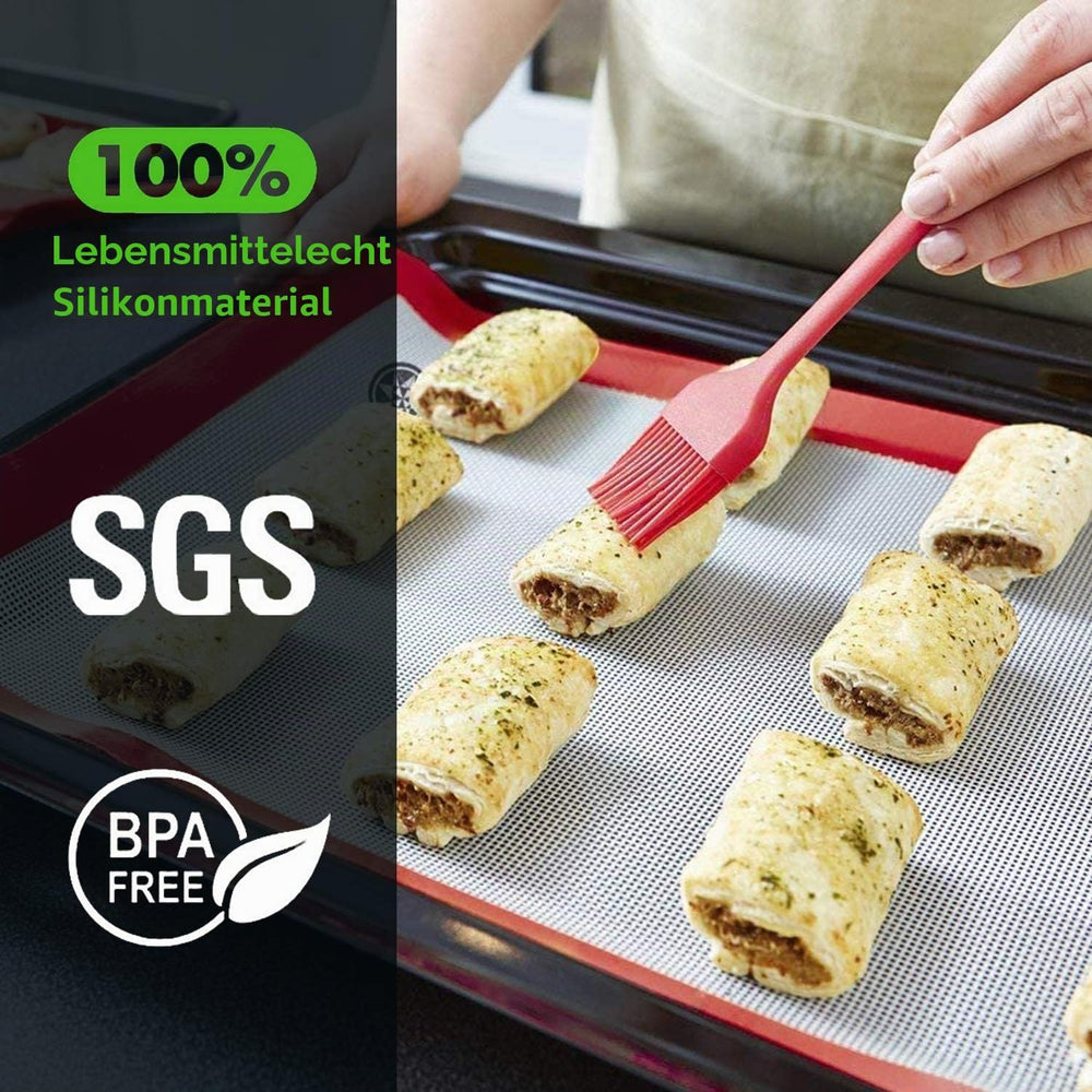 SURDOCA Backpinsel Silikonpinsel Küchenpinsel Kochpinsel - 1PC 8.2" BPA-freies 446℉ (230℃) Wärmebeständigkeit Silikon in Lebensmittelqualität Pinsel Küche, Garten Grills & Zubehör Grillbesteck Pinsel