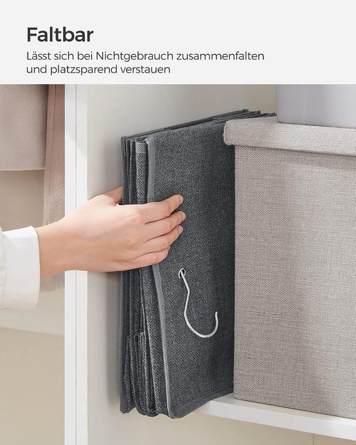 SONGMICS Hängeorganizer, 5 Fächer, Faltbar