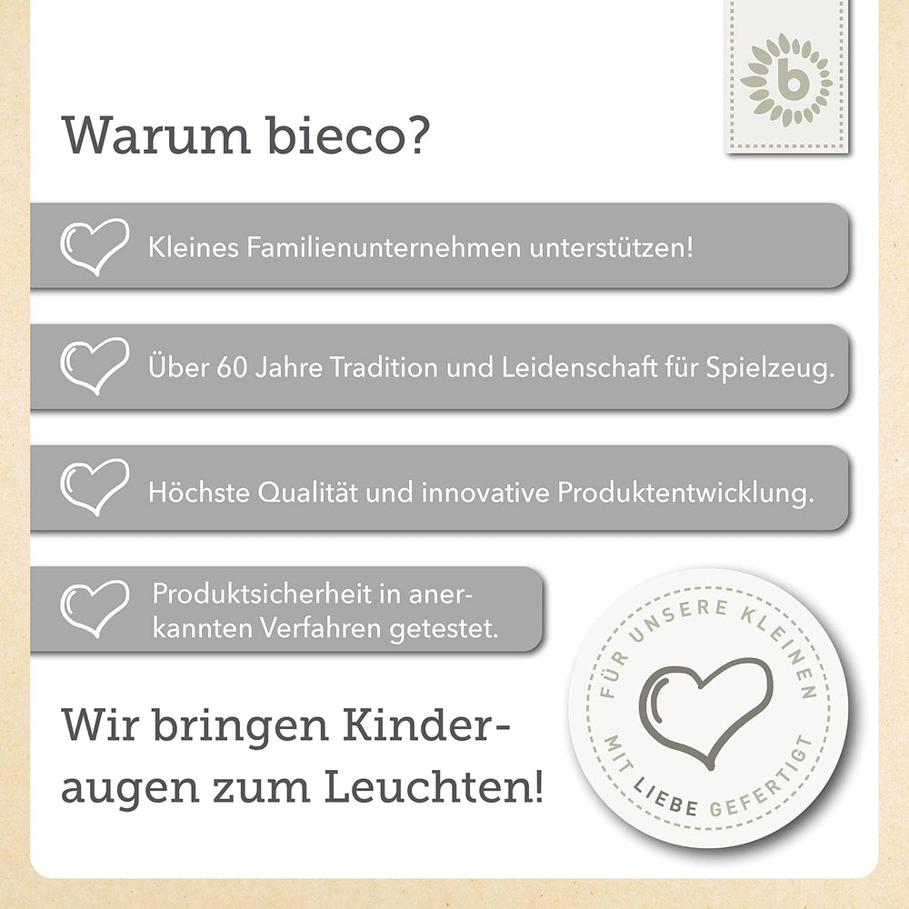 Bieco 04-014147 - Kinder Kleiderbügel im 8er Set, perlmutt