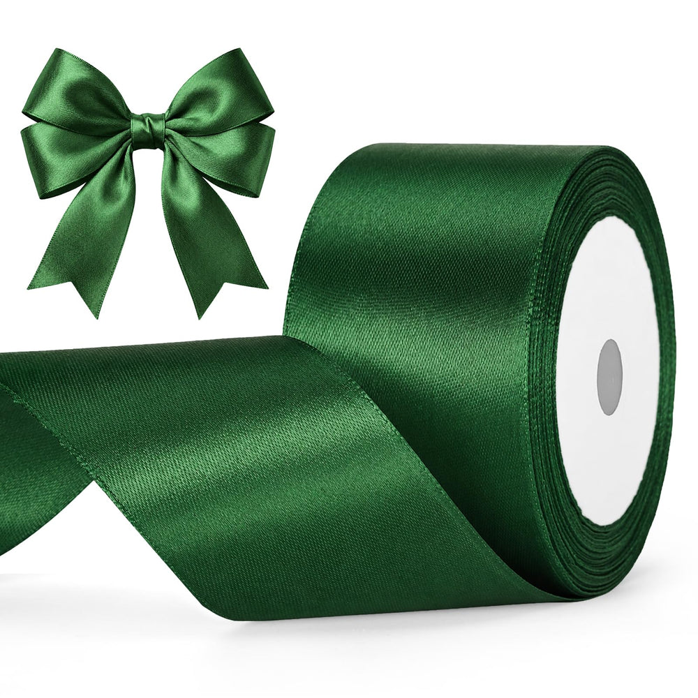 G2PLUS 10mm Salbei Grün Geschenkband Satin: 22m Schleifenband zum Bastel