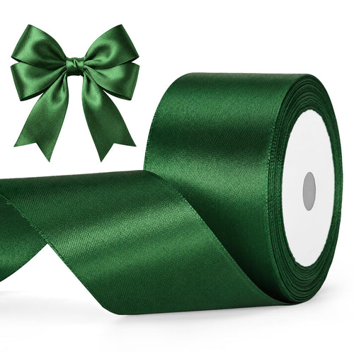G2PLUS 10mm Salbei Grün Geschenkband Satin: 22m Schleifenband zum Bastel