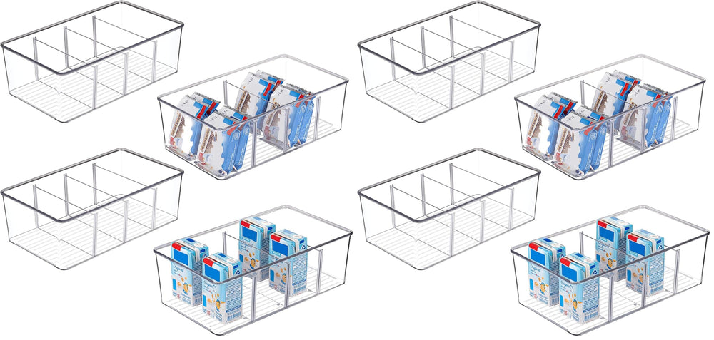 Vtopmart 4er Kühlschrank Organizer mit 4 Fächern