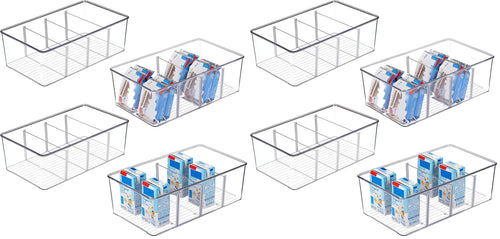 Vtopmart 4er Kühlschrank Organizer mit 4 Fächern