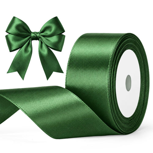 G2PLUS 10mm Salbei Grün Geschenkband Satin: 22m Schleifenband zum Bastel