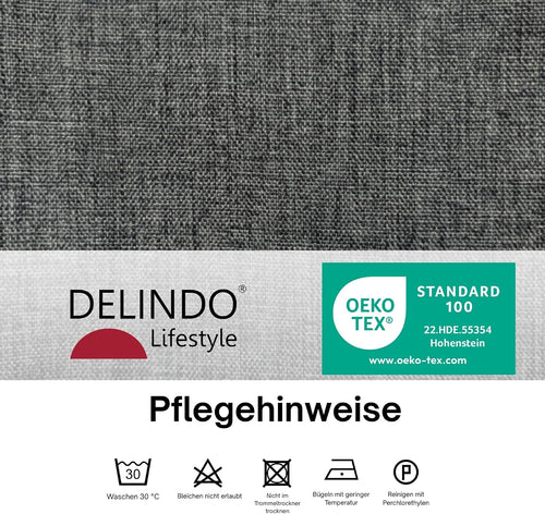 Tischläufer WINTERWALD grau, 40x140 cm, Moderne Tischdecke zu Weihnachten