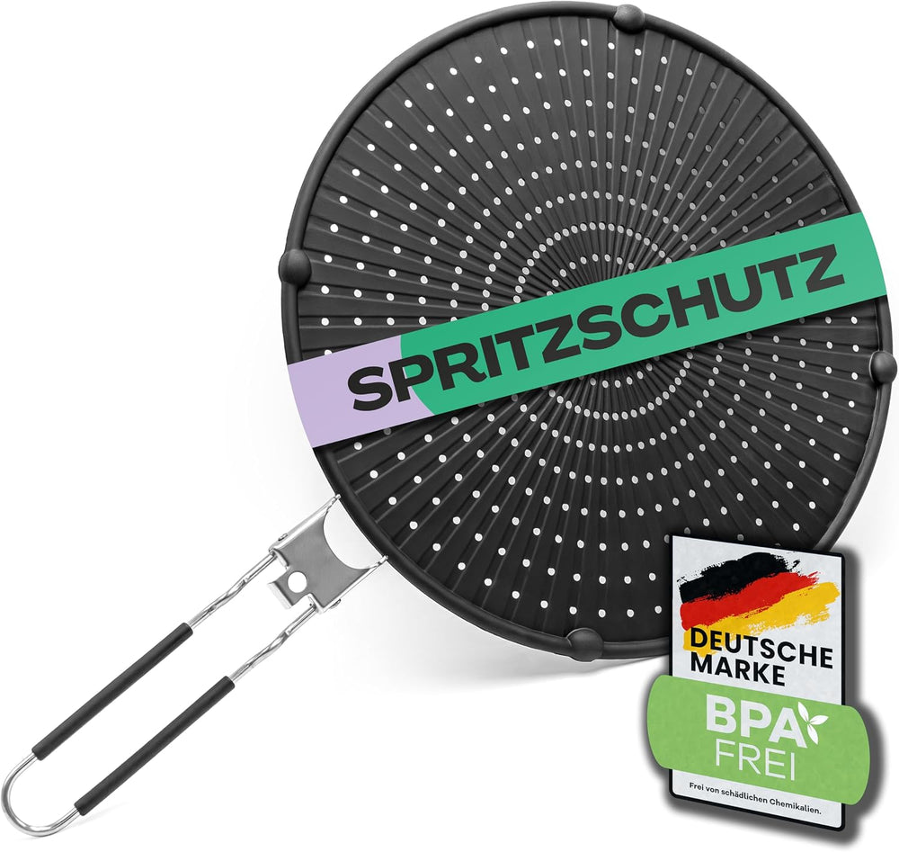 Netrox Spritzschutz Pfannen faltbar aus Silikon bis 30cm