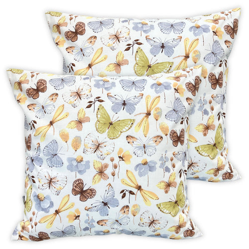 Kissenbezug 40x40 cm Baumwolle Zierkissenbezug mit Verstecktem Reißverschluss, Kopfkissenbezug, Kissenhülle, Sofakissenbezüge, Dekokissenbezüge für Wohnzimmer Sofa Couch Schlafzimmer