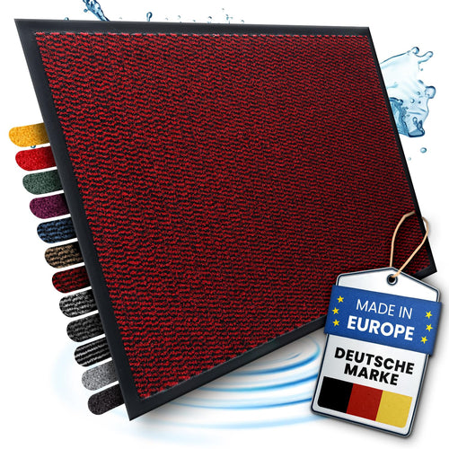 Bodenständig® Saubere Schuhe Dank saugstarkem Stoff (robust) perfekte Größe Anthrazit in 40x60cm - Fußmatte innen, Fussmatte innen - Schmutzfangmatte für innen Türmatte