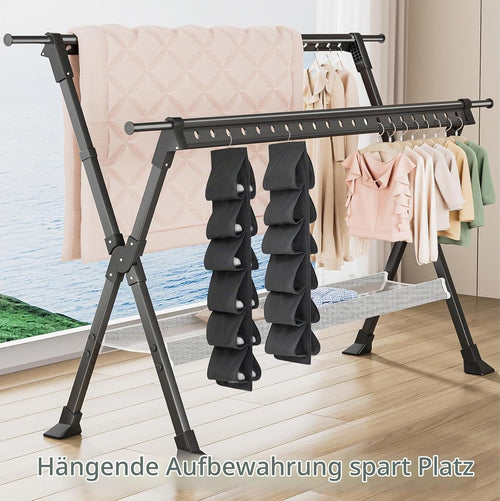 Hängeorganizer Schuhregal 12-Fach Schuhaufbewahrung Hängend Faltbares