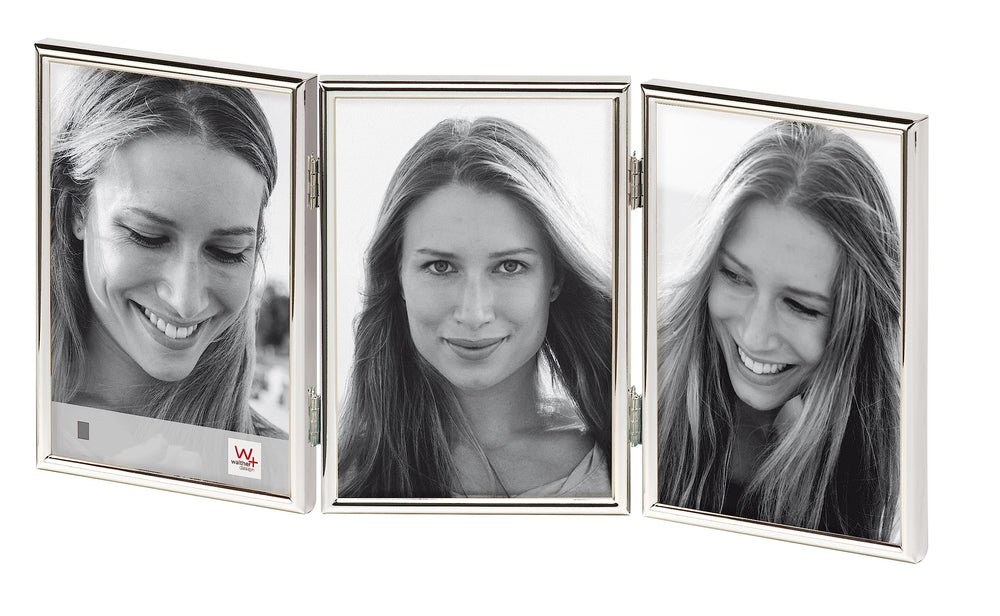 walther design Bilderrahmen silber 6 x 9 cm Chloe Portraitrahmen WD069S