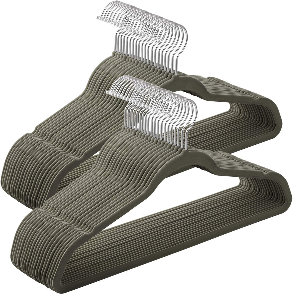 SONGMICS Kleiderbügel Samt, 20er Set, 42 cm breit, dünn, gut belastbar