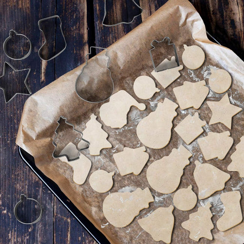 20TLG Ausstechformen Weihnachten Plätzchen Ausstecher Keksausstecher Backen