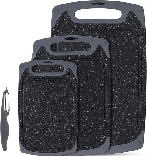 Schneidebrettset mit Saftrille