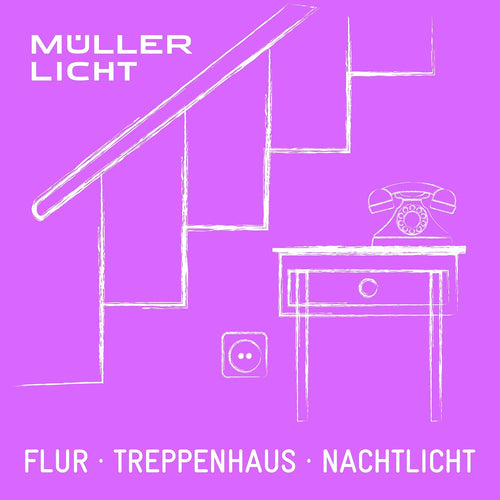 Müller Licht LED Leuchte aus Kunststoff mit Bewegungs-/Dämmerungssensor mit 0,9 Watt 1500K ML400072, Weiß