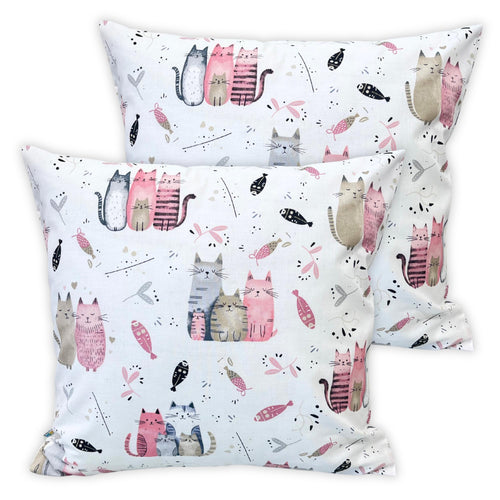 Kissenbezug 40x40 cm Baumwolle Zierkissenbezug mit Verstecktem Reißverschluss, Kopfkissenbezug, Kissenhülle, Sofakissenbezüge, Dekokissenbezüge für Wohnzimmer Sofa Couch Schlafzimmer