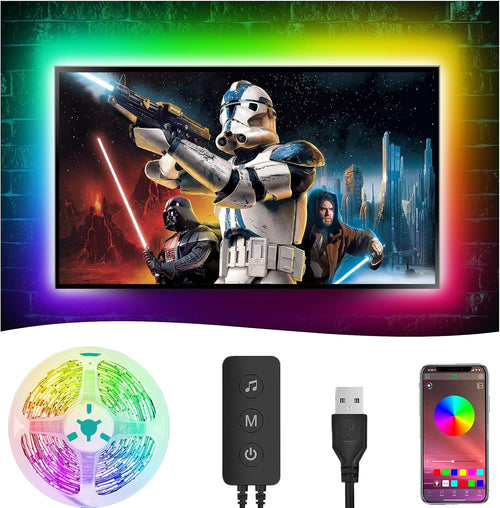RGB LED Strip für TV mit App, 4 m