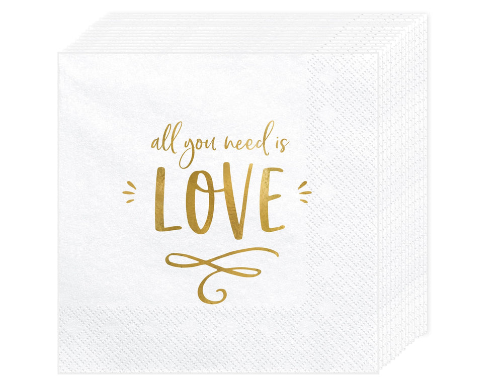 Servietten Sterne Gold Weiß – 20 Stück 3-lagig 33x33 cm