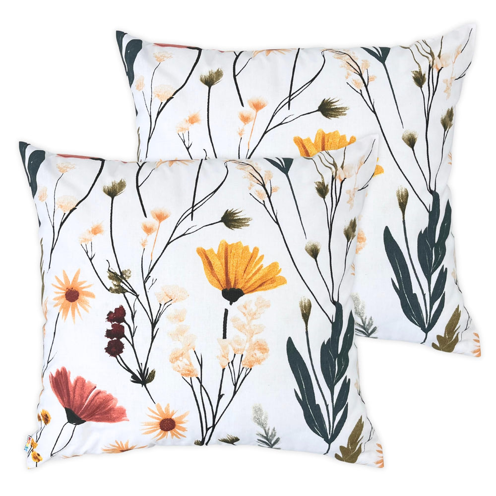 Kissenbezug 40x40 cm Baumwolle Zierkissenbezug mit Verstecktem Reißverschluss, Kopfkissenbezug, Kissenhülle, Sofakissenbezüge, Dekokissenbezüge für Wohnzimmer Sofa Couch Schlafzimmer