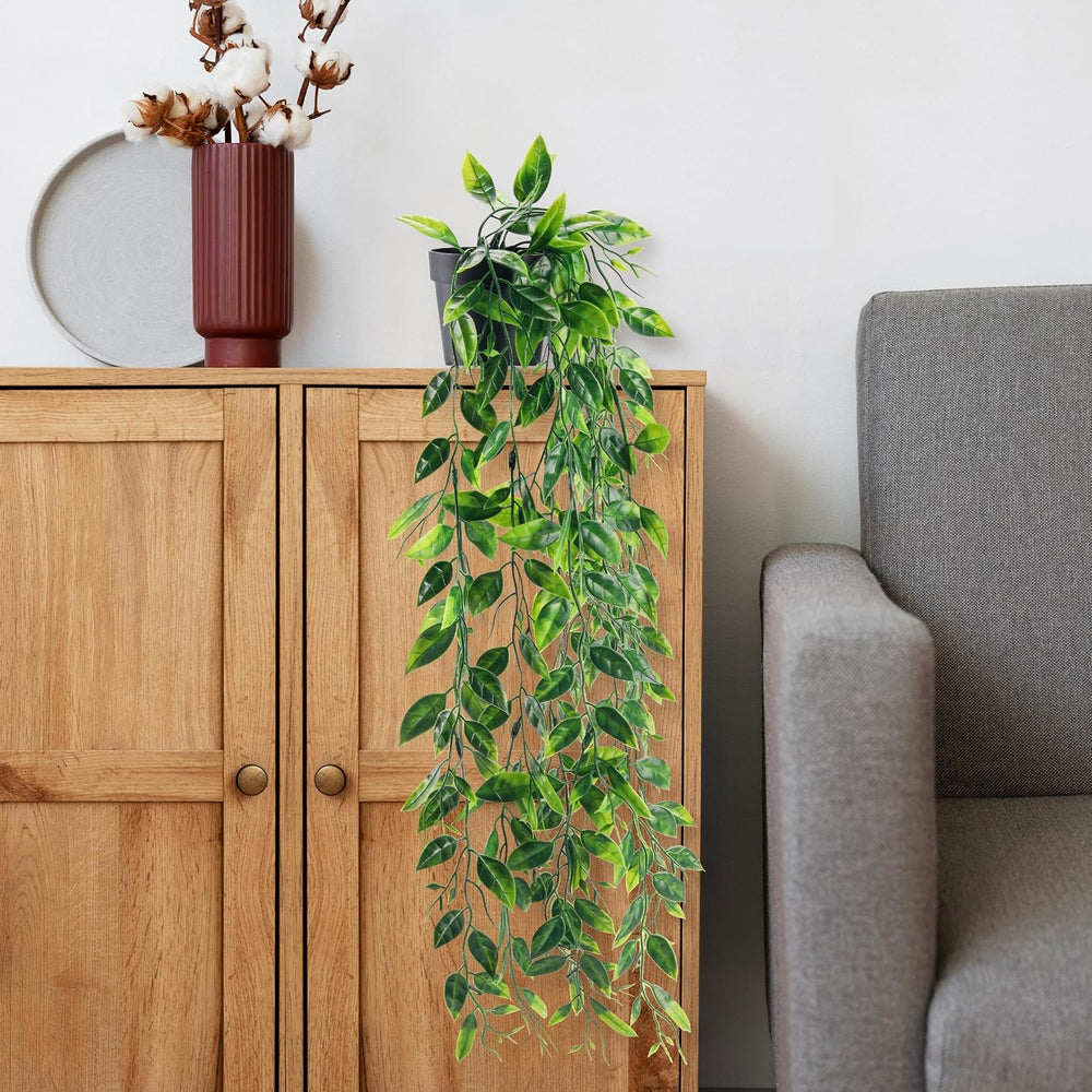 Der Rose Kunstpflanze Künstliche Pflanzen Hängepflanze Künstlich Hängend Fake Plant Kunstpflanzen Wand Für Wohnzimmer Wanddeko Zimmer Bücherregal Deko Aesthetic Room Decor