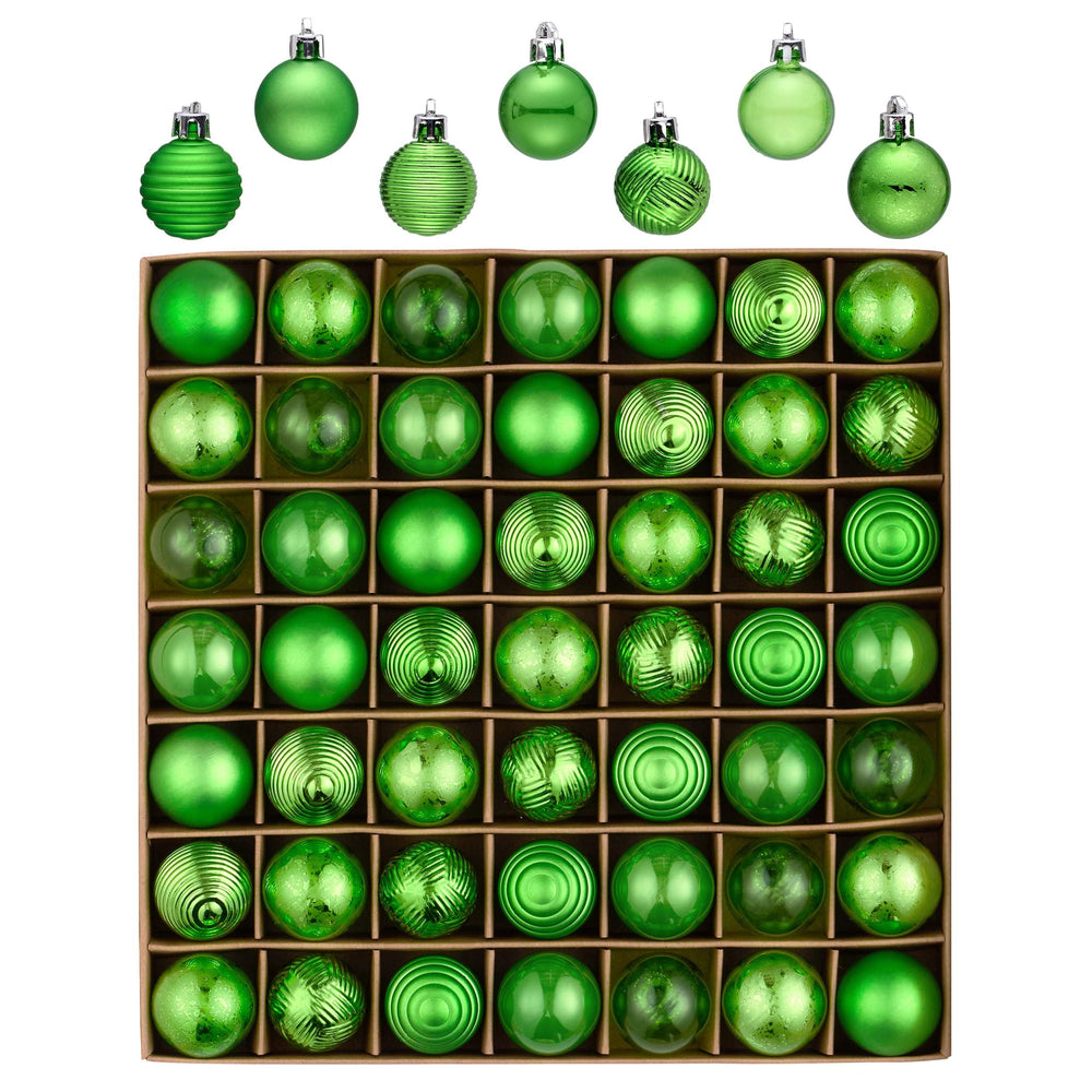 Valery Madelyn Weihnachtskugeln,49 stück Christbaumkugeln Weihnachtskugel mit Geschenkpaket, 3cm Weihnachtsbaumschmuck Christbaumschmuck mit Aufhänger,deko Weihnachten,Thema Rot Gold