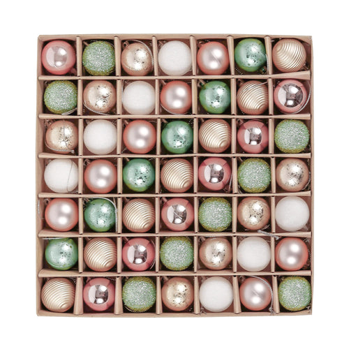Valery Madelyn Weihnachtskugeln,49 stück Christbaumkugeln Weihnachtskugel mit Geschenkpaket, 3cm Weihnachtsbaumschmuck Christbaumschmuck mit Aufhänger,deko Weihnachten,Thema Rot Gold