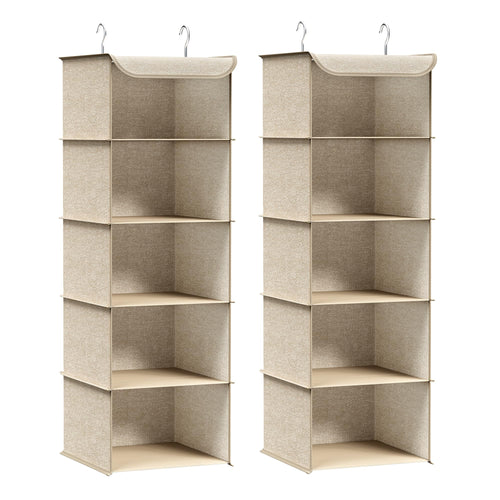 SONGMICS Hängeorganizer, 5 Fächer, Faltbar