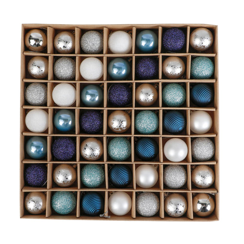 Valery Madelyn Weihnachtskugeln,49 stück Christbaumkugeln Weihnachtskugel mit Geschenkpaket, 3cm Weihnachtsbaumschmuck Christbaumschmuck mit Aufhänger,deko Weihnachten,Thema Rot Gold