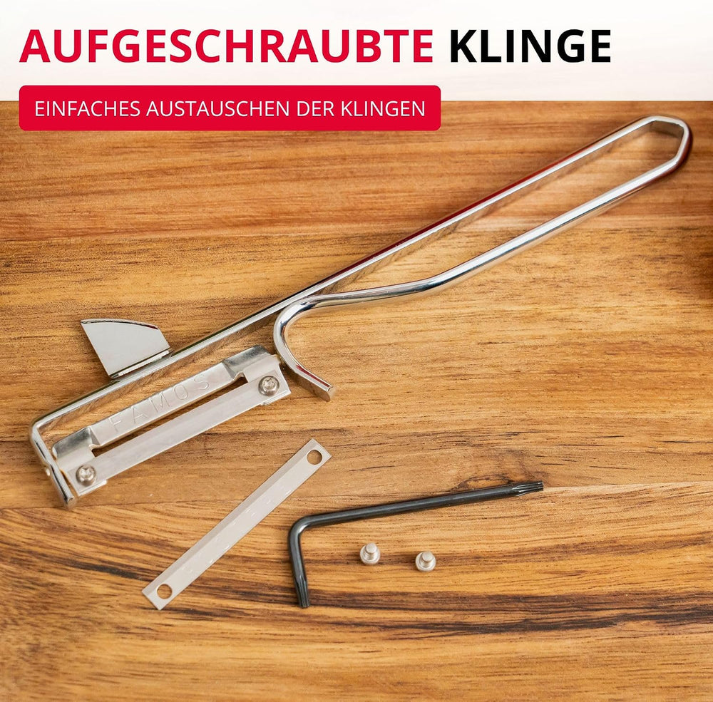 Westmark Sparschäler Famos – mit geschärftem Ausstecher, Made in Germany