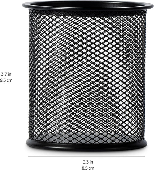 Amazon Basics Stifthalter aus Drahtgeflecht, schwarz