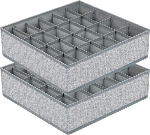 DIMJ Schrank Schubladen Organizer - 48 Fächer (2x24) Socken Organizer